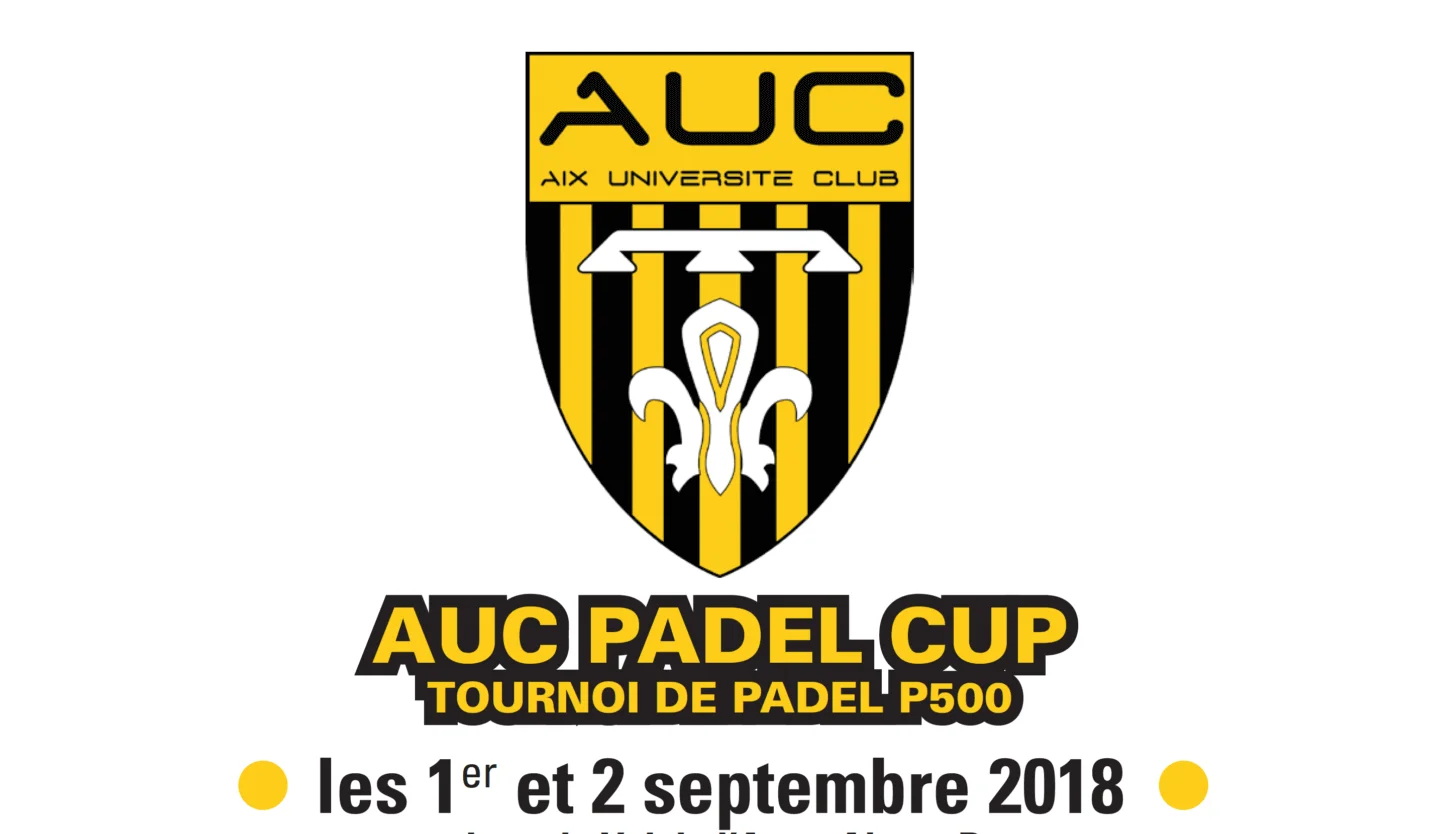 AUC PADEL CUP 2018 POSTER