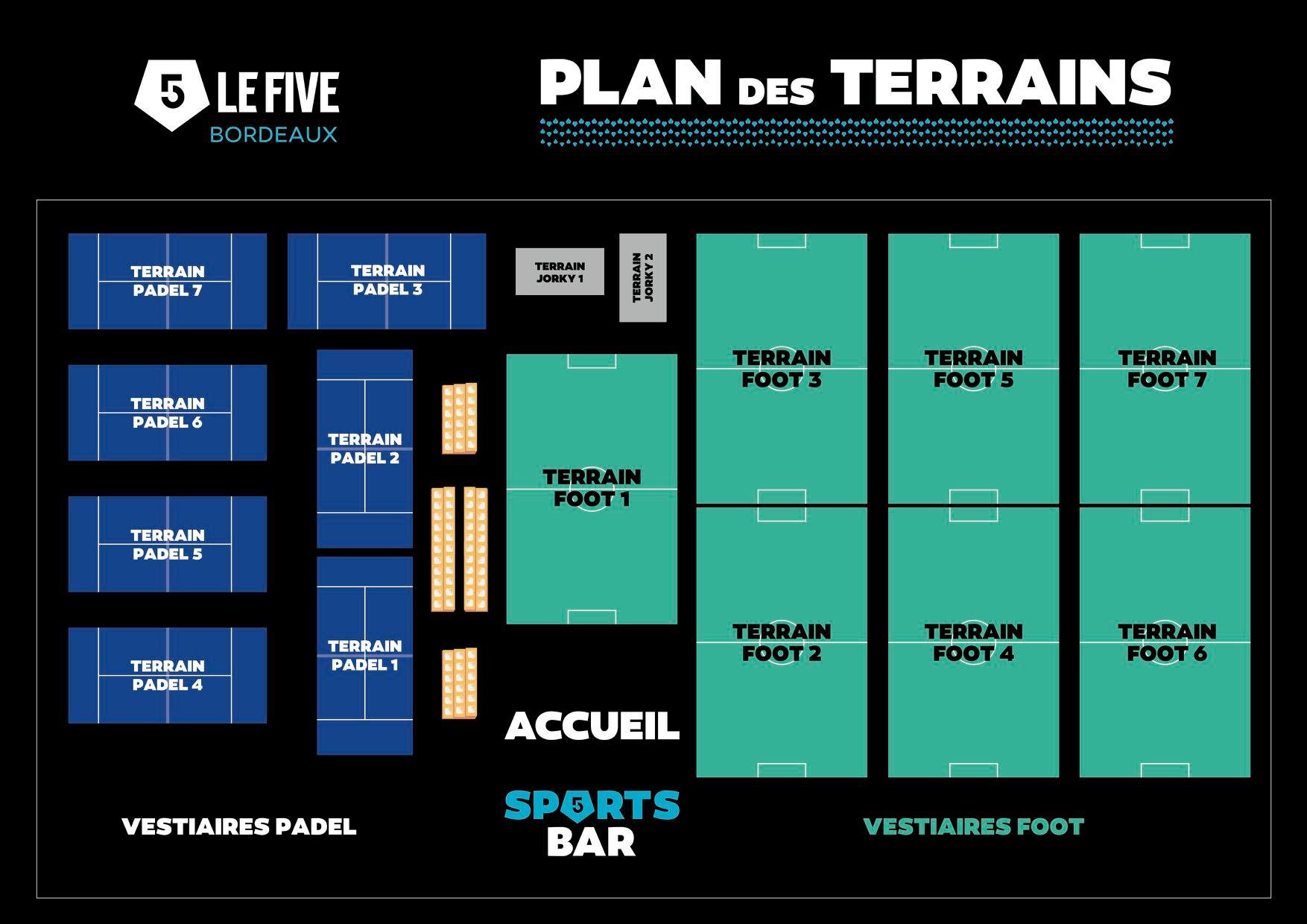 Das Five Bordeaux wird mit 7 Golfplätzen neu gestaltet padel Innen-