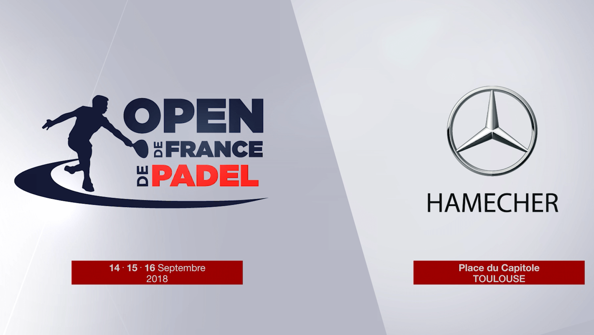 Teaser Open de France de Padel Hamecher Mercedes