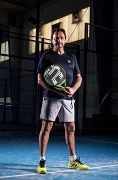 instalaciones costo amplitud Henri Leconte juega con el Real Padel 771 Efa | Padel Magazine