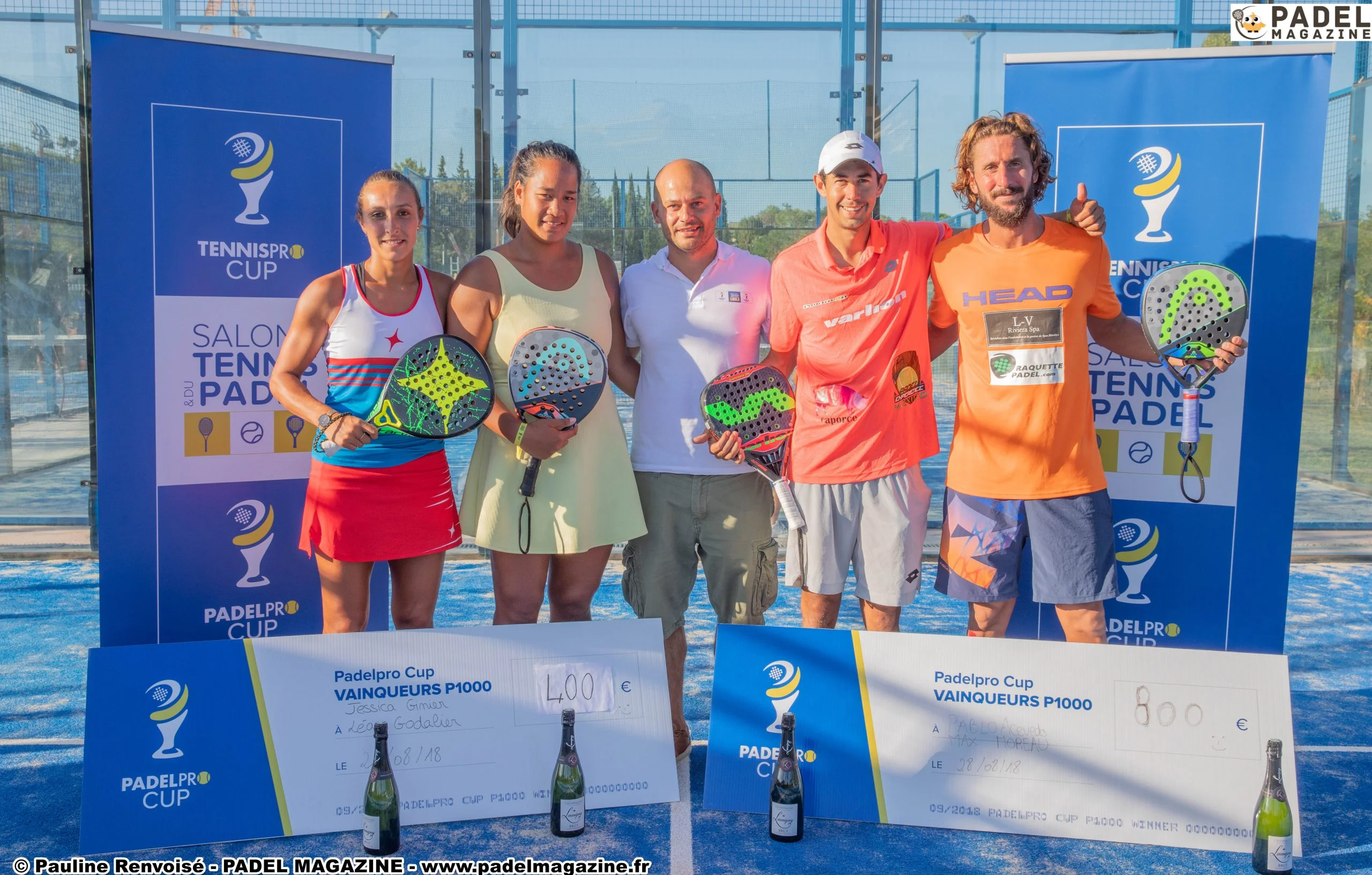 Ginier / Godallier et Moreau / Acevedo remportent la Padelpro Cup 2018