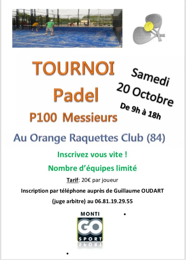 Primeiro torneio do Orange Racket Club