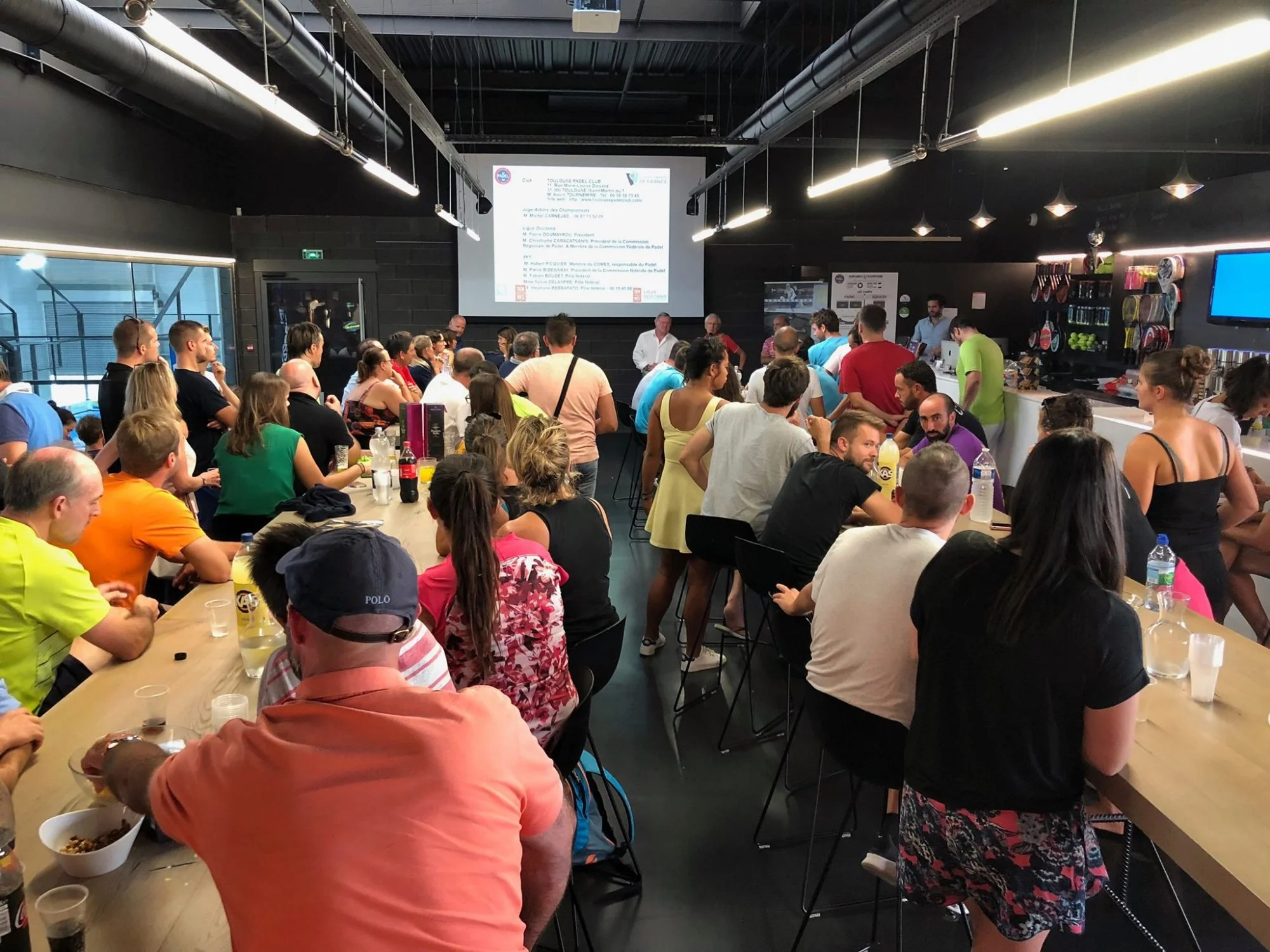 Top départ des championnats de France de padel 2018