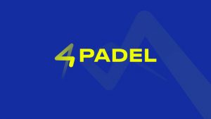 logo 4PADEL bleu