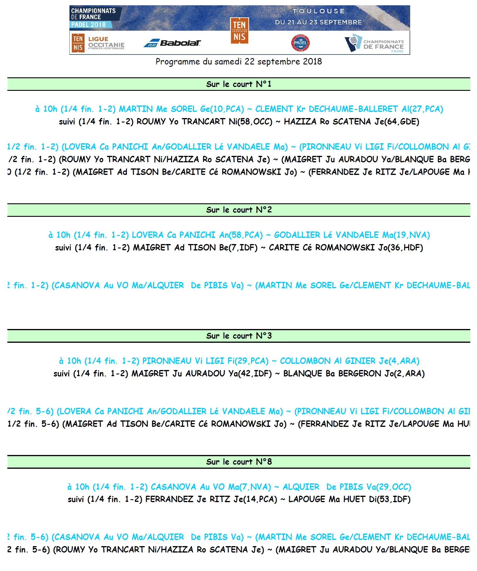 programme-france-padel-2018