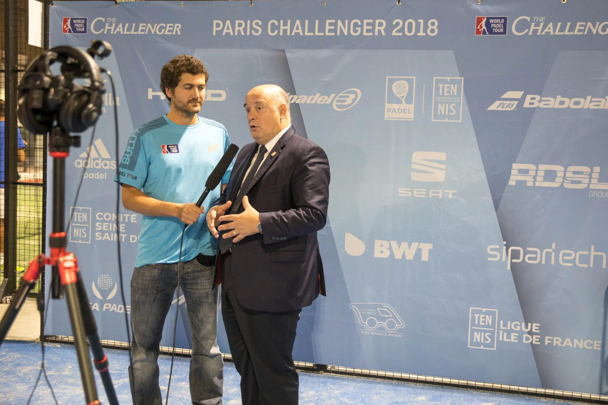 Bernard Giudicelli : “Le Challenger à Casa Padel est formidable pour le padel”