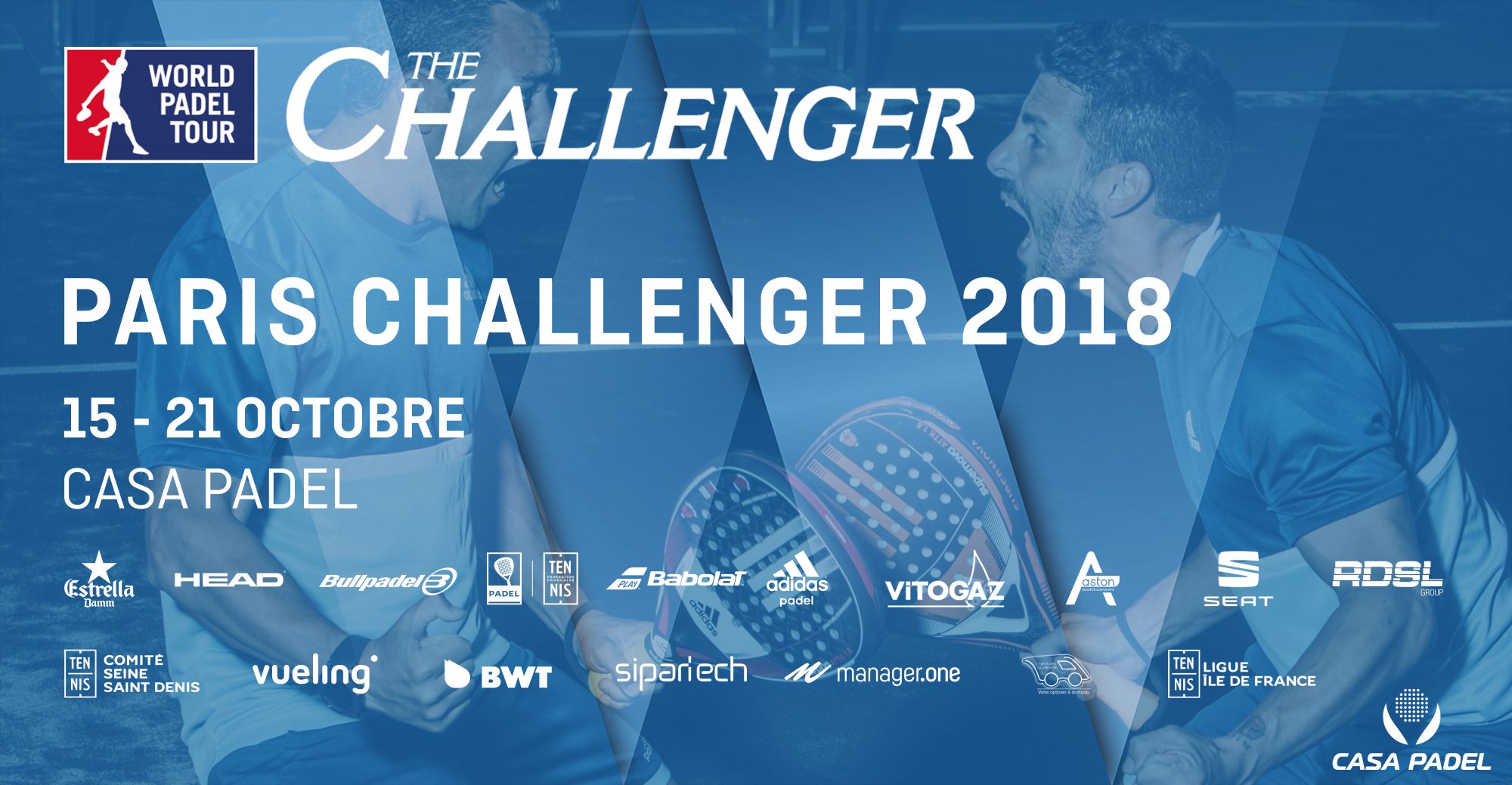 1/2 - Cepero / Nerone VS Chingotto / Tello - Paris Challenger 2018 - Casa Padel