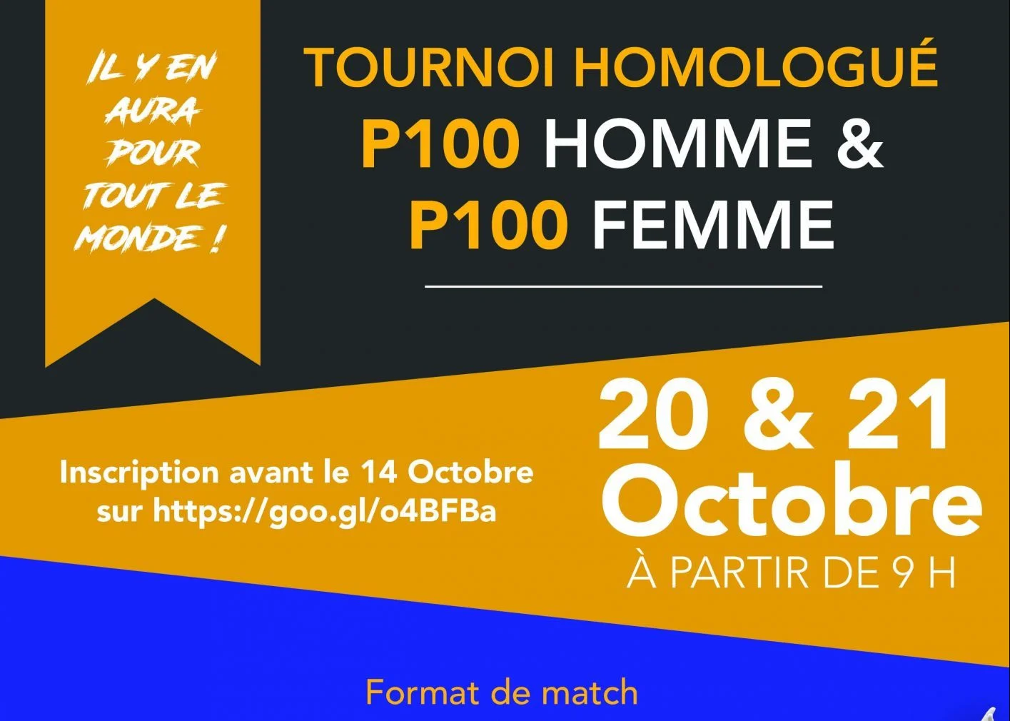 P100 dames et messieurs au Padel Club Bois d’Arcy