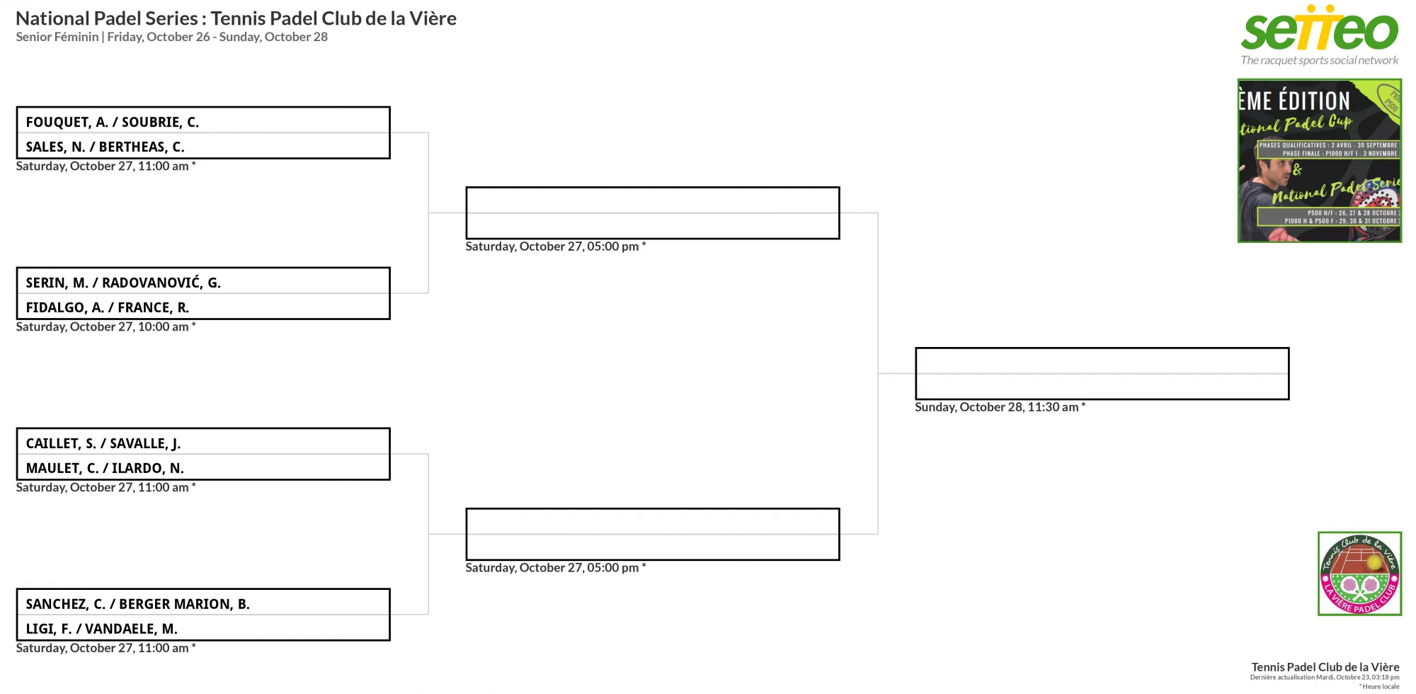 vières padel national padel series dames | Padel Magazine