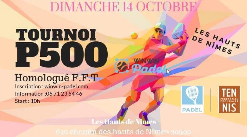 4 places – WinWin Padel – P500