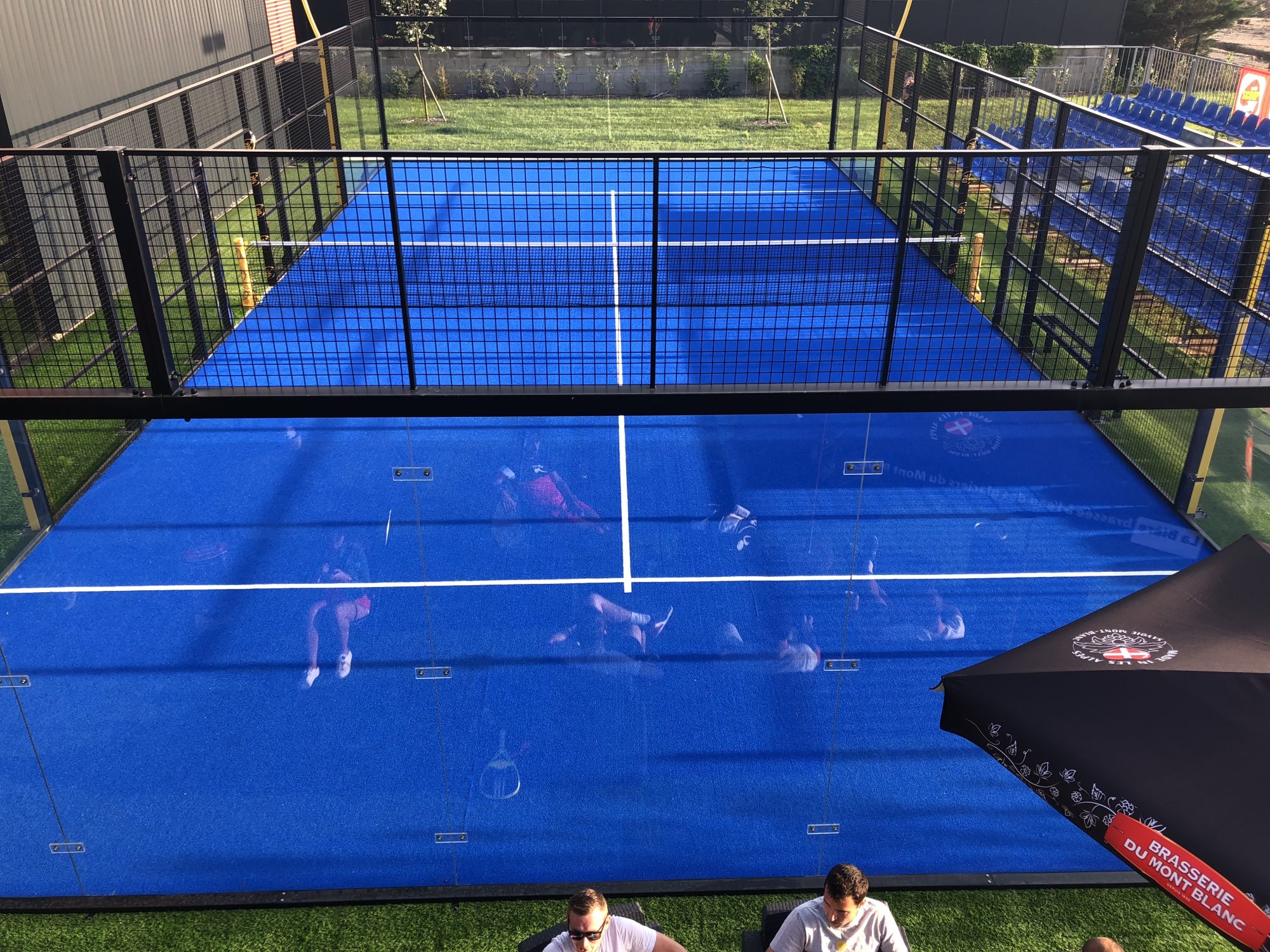 The grounds of padel glazed: since when?