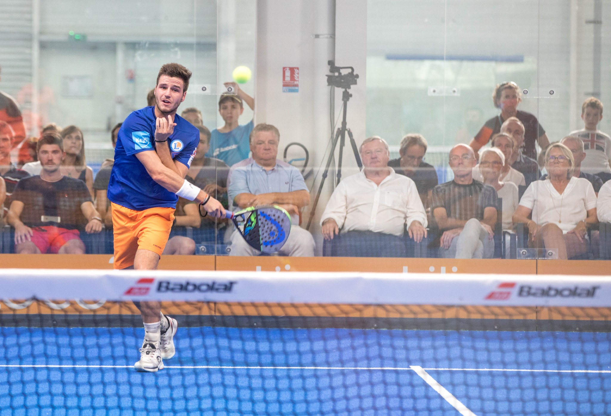 Johan Bergeron Ranskan mestari Toulousessa padel maila