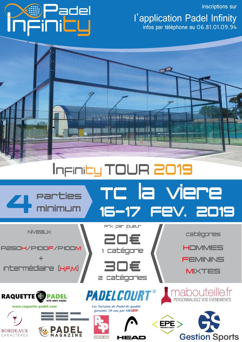 Padel Infinity: 3 stages in February!