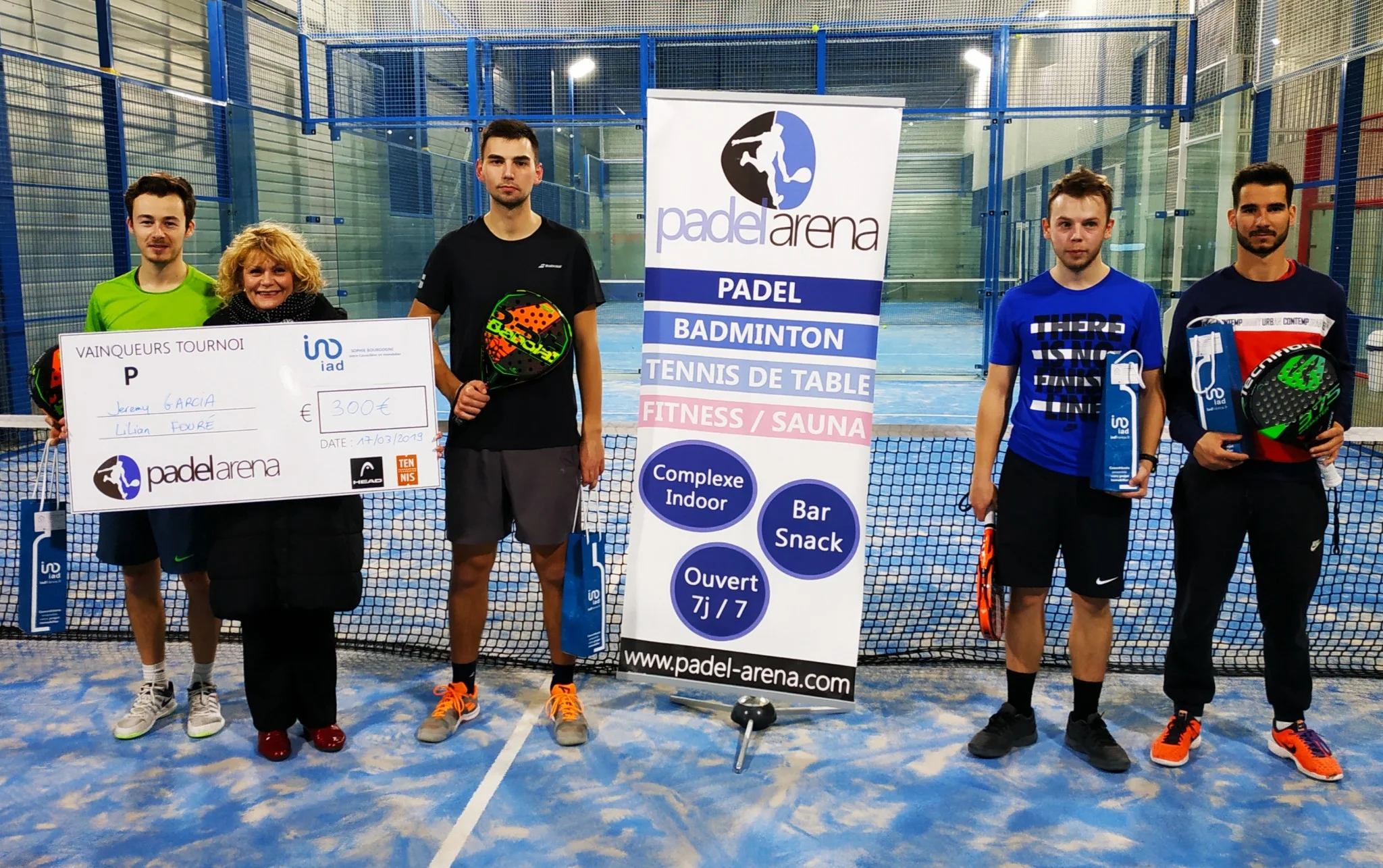 Garcia / Fouré remporte l’Open IAD Padel Arena