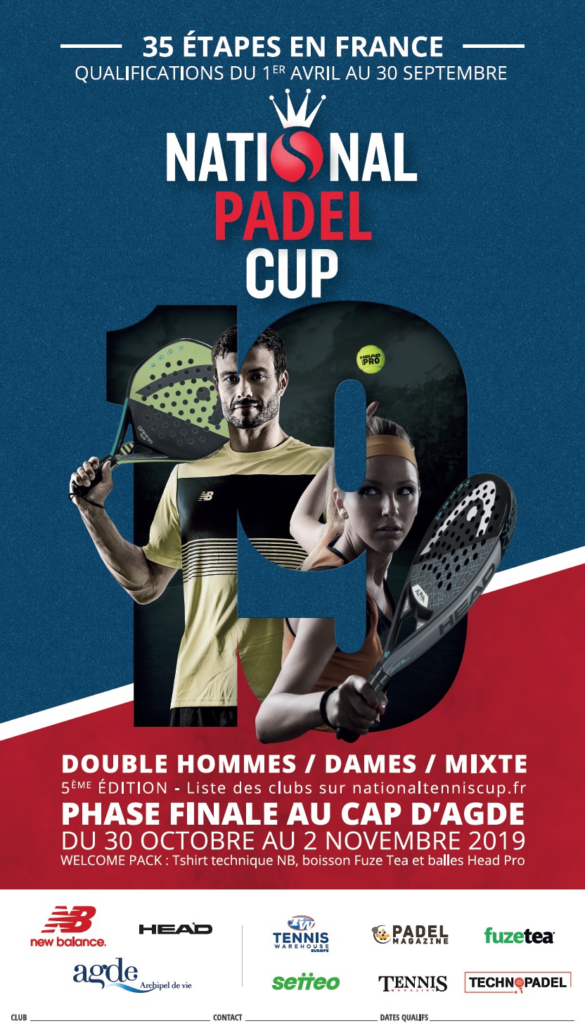 The National Padel Cup: 35 stages in France