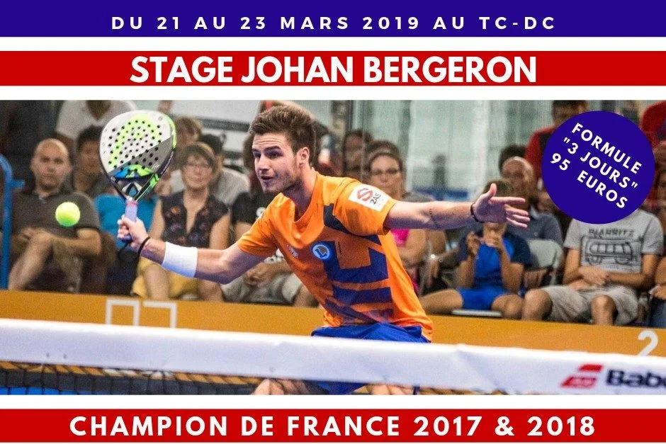 Des stages Johan BERGERON au TC-DC Dardilly