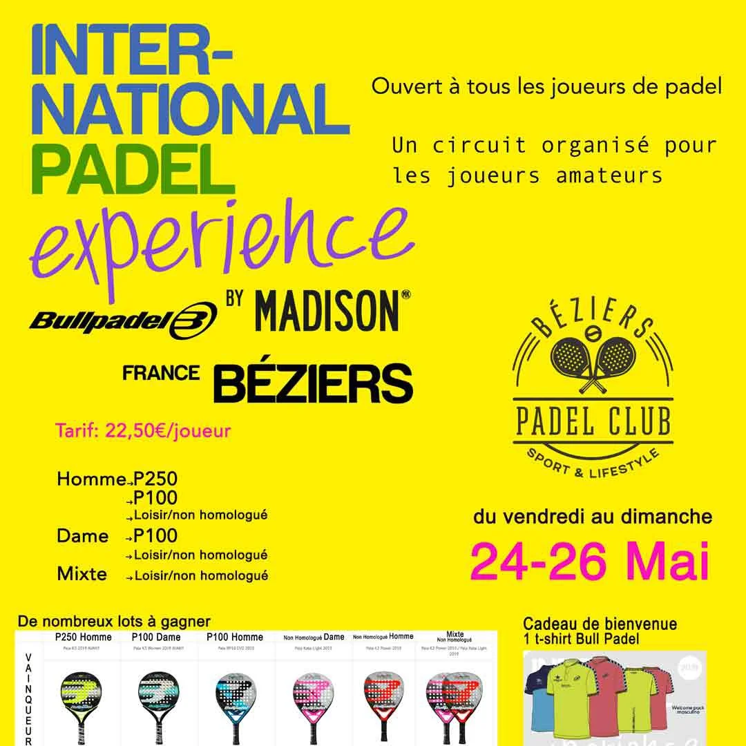International Padel Experience lands in Béziers