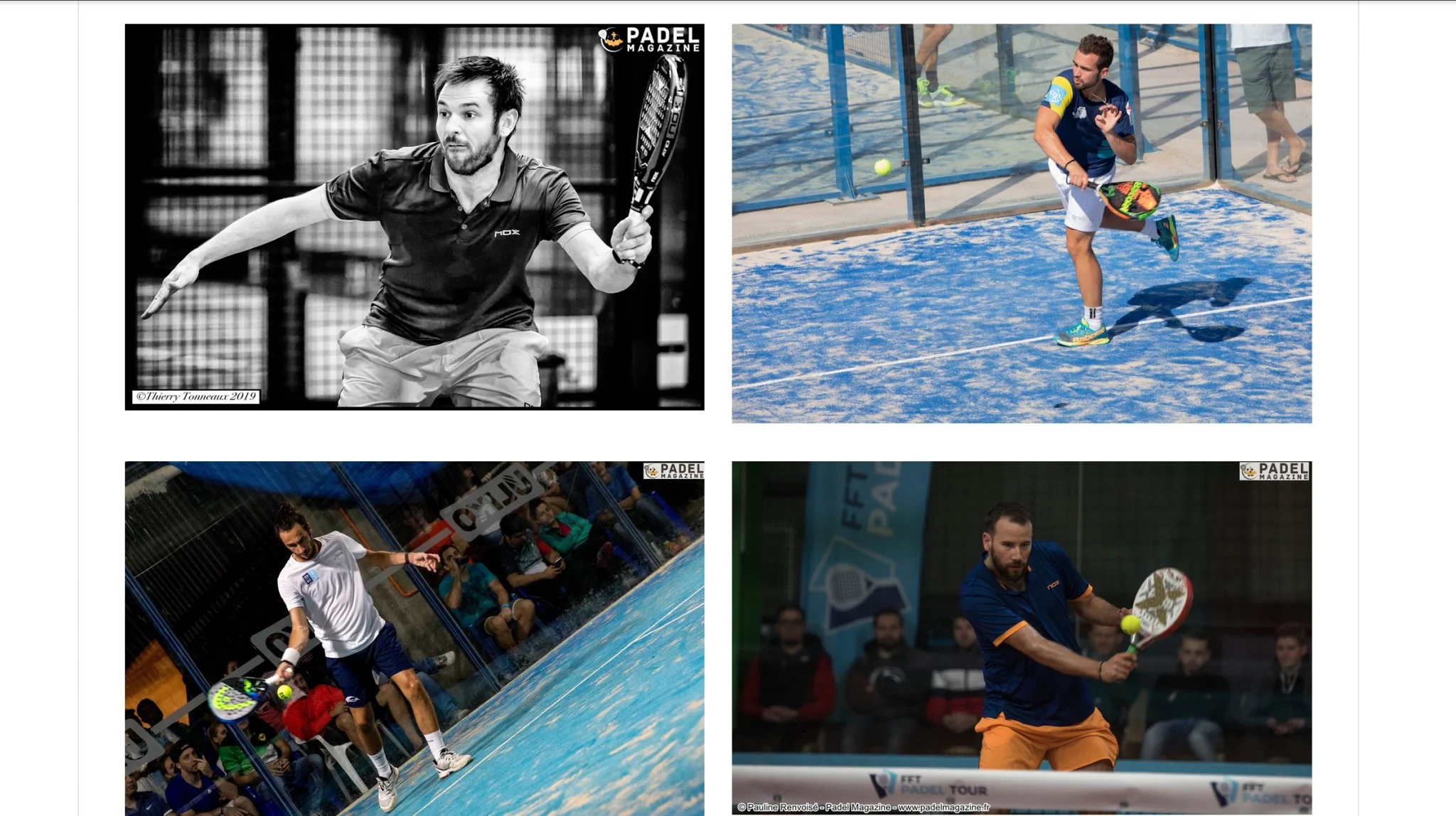 Tison / Blanqué et Haziza / Maigret au World Padel Tour