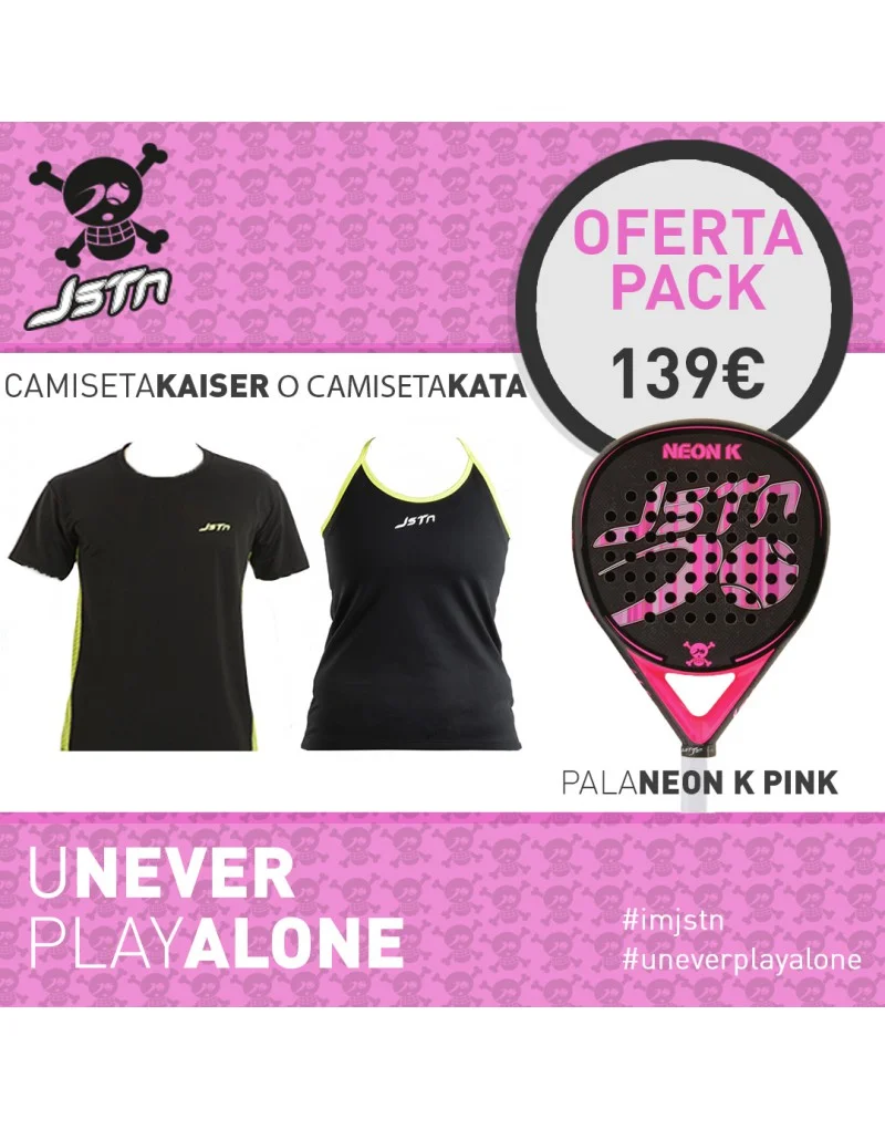 Offre justten pink | Padel Magazine