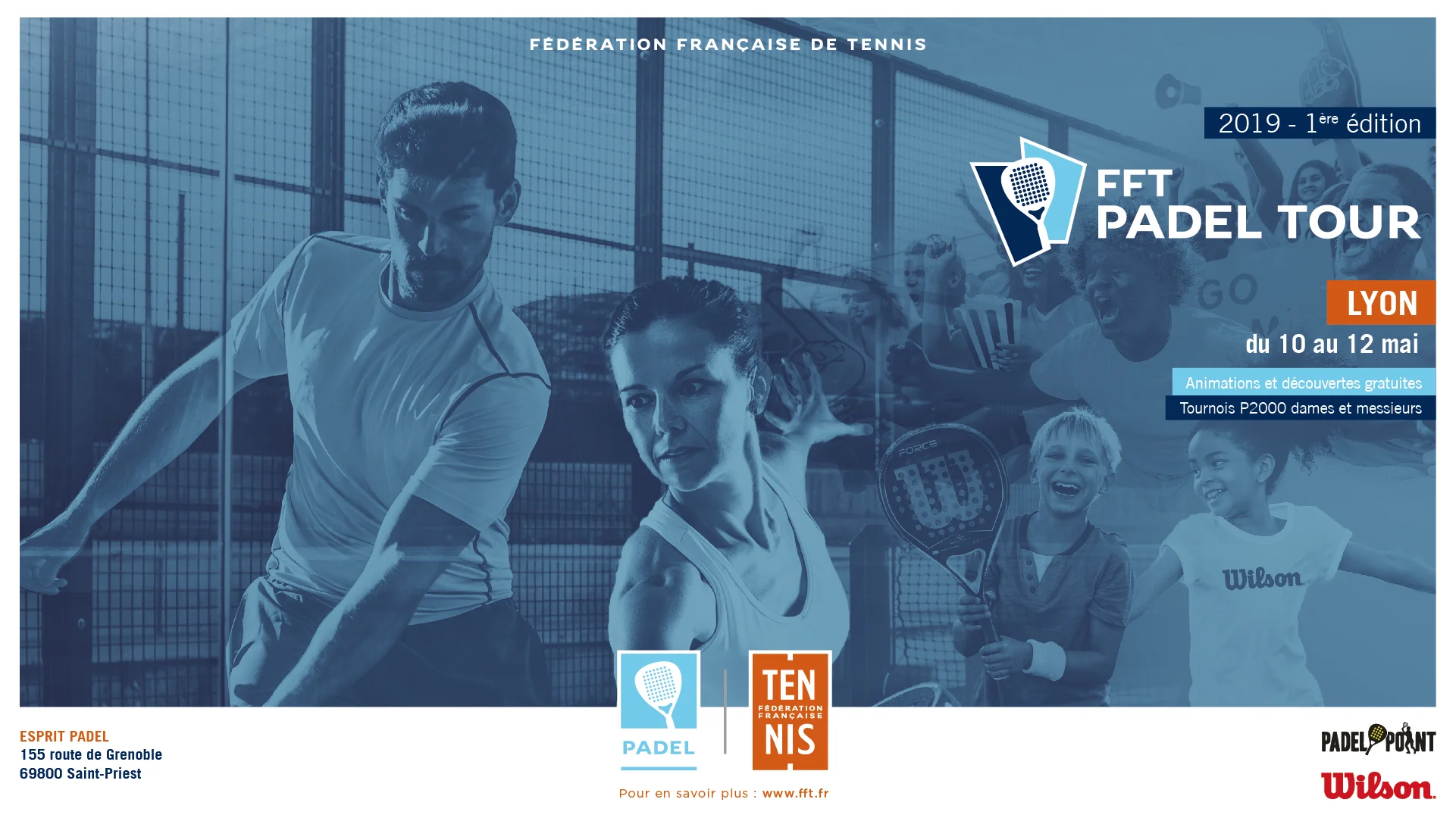 1/2 – Ginier / Collombon vs Alquier / Lambregts – FFT Padel Tour Lyon 2019