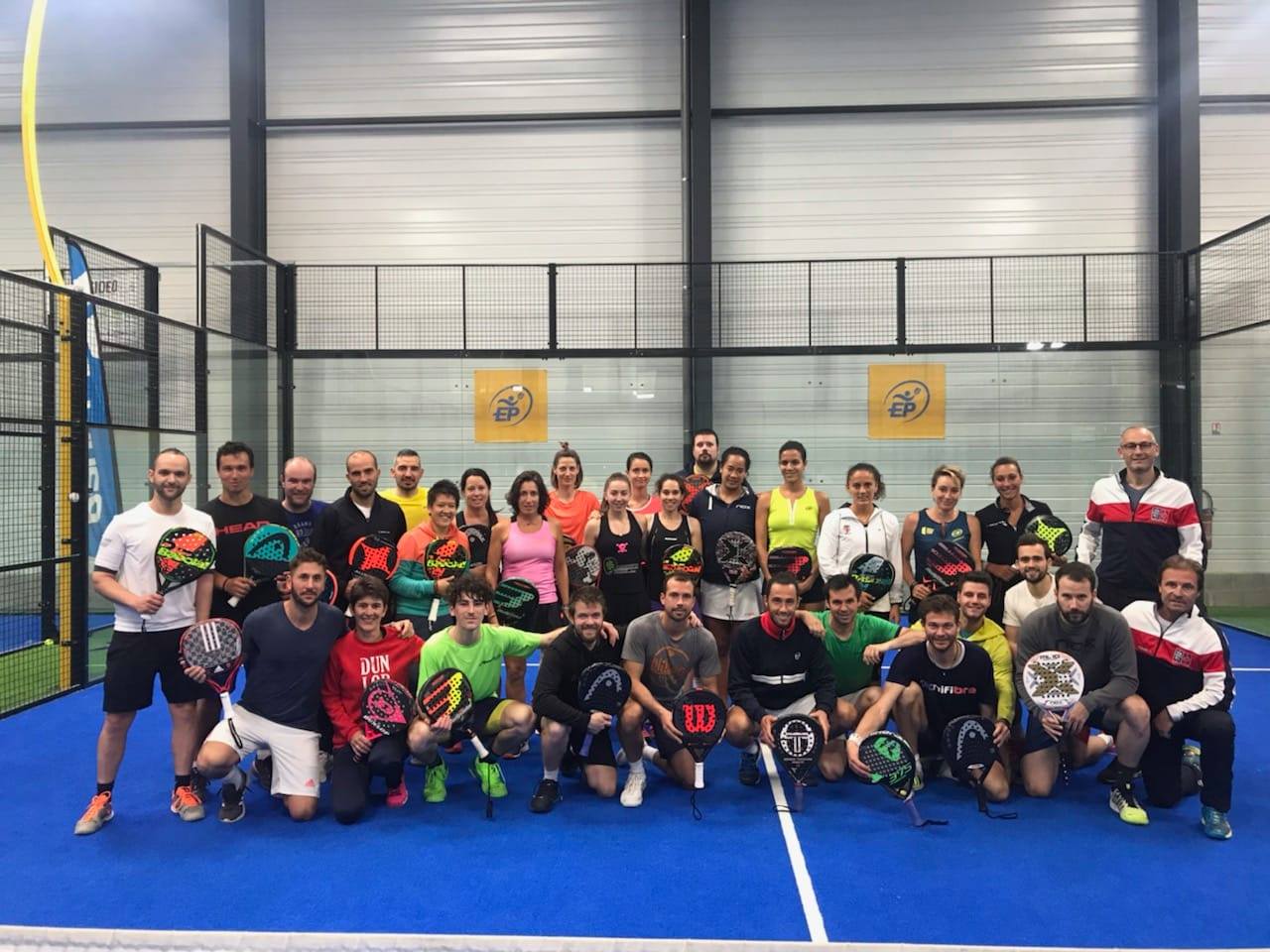 Meeting of the French team of padel expanded