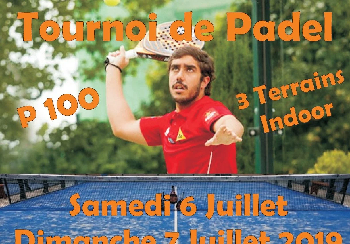 Tournoi Padel – Racket Park – 6/7 Juillet – P100