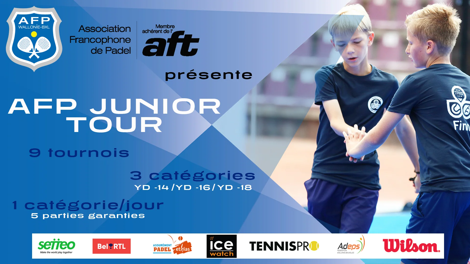 AFP Junior Tour : inscrivez les jeunes en tournoi !