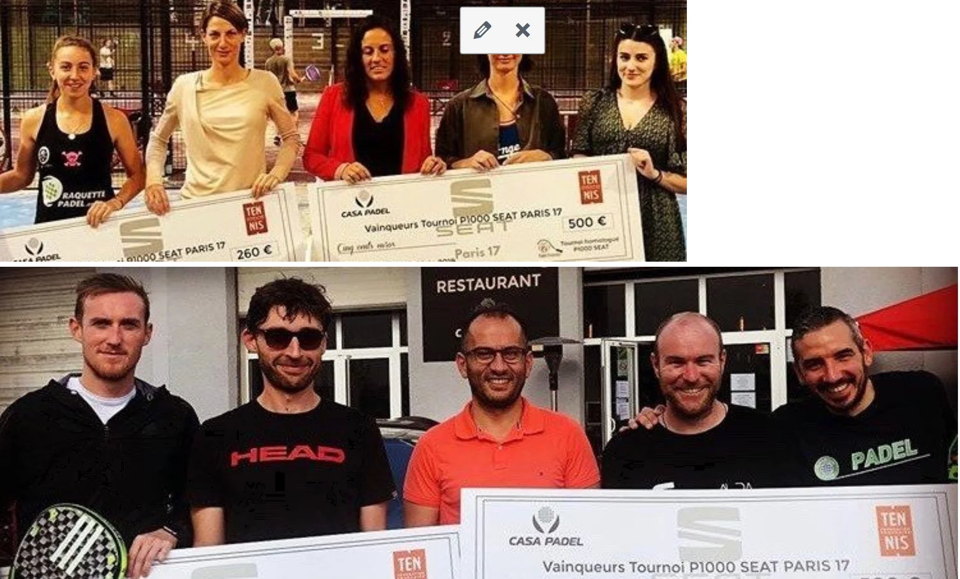 Vandaele / Soubrié et Le Panse / Boissé remportent l’Open Casa Padel / SEAT