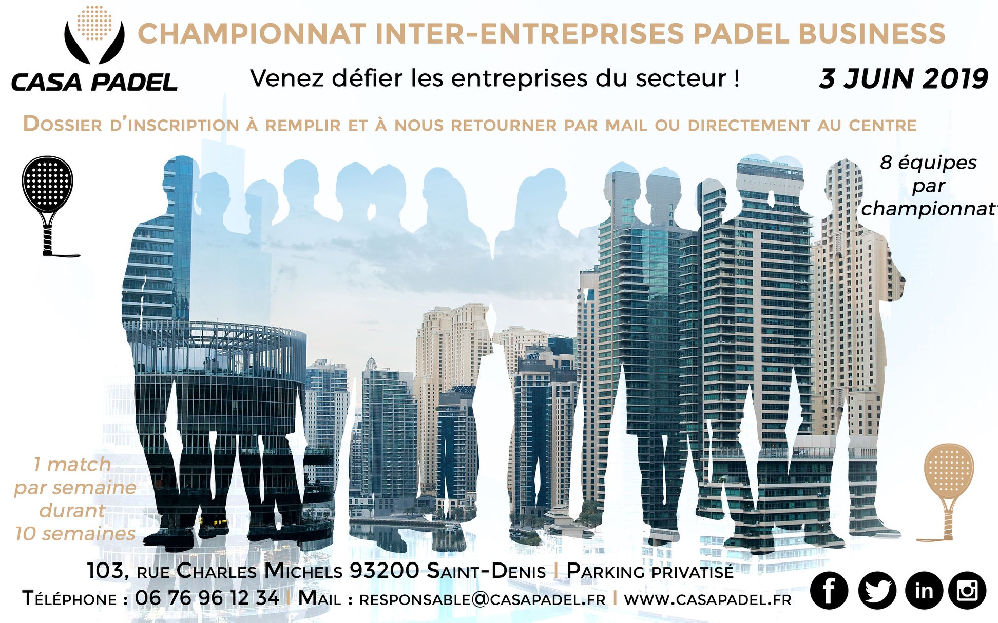 Championnats Inter-Entreprises Padel Business