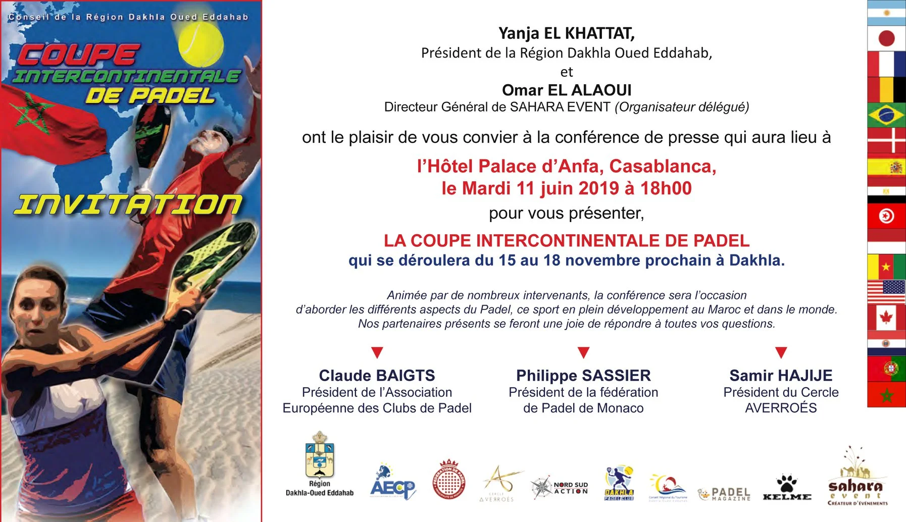 Coupe Intercontinentale de Padel à Dakhla