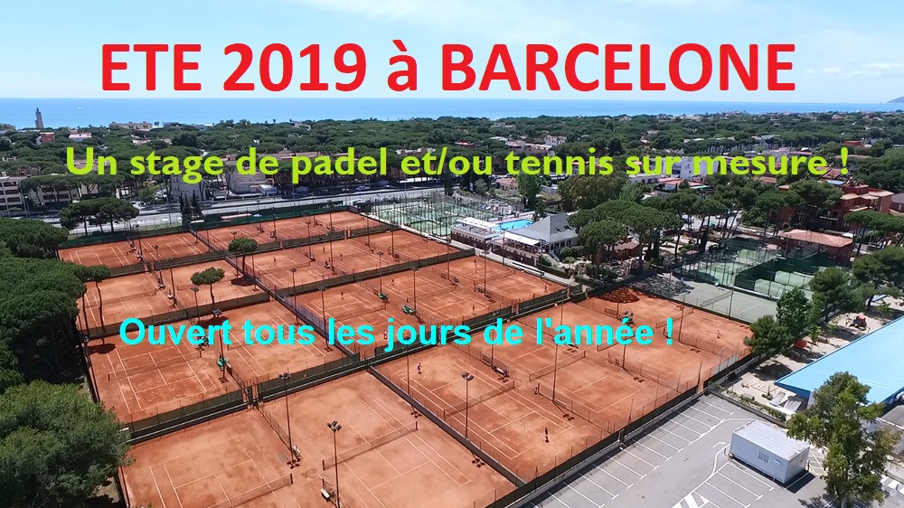 Stages padel zomer in Barcelona