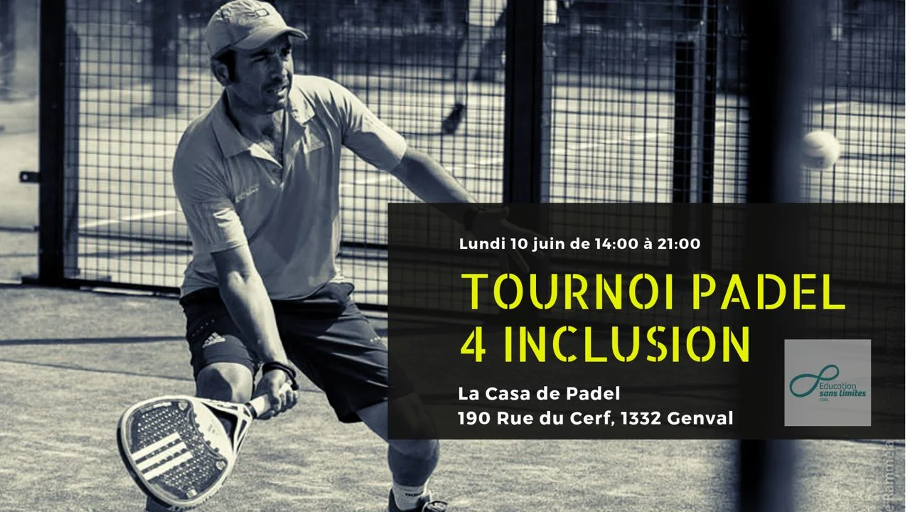 Envie de jouer au padel et de soutenir une bonne cause ?