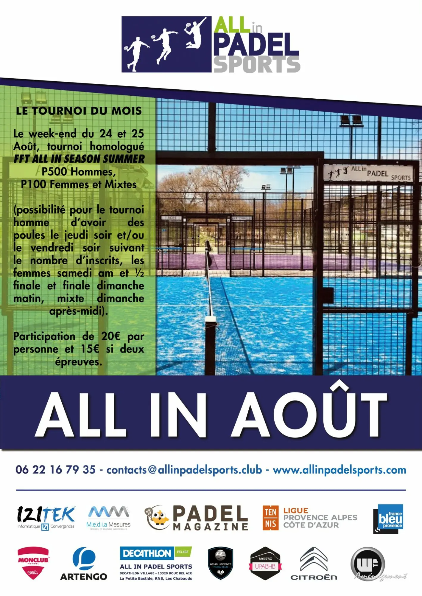 All in tournoi août tournoi | Padel Magazine