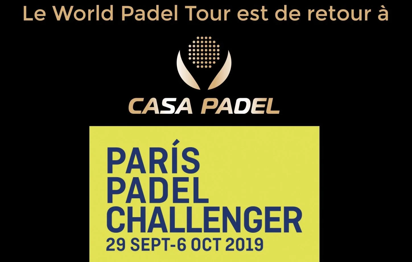 Paris Padel Challenger 2019 : M-2