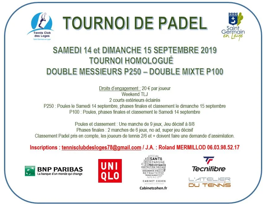 Tc des Loges septembre | Padel Magazine