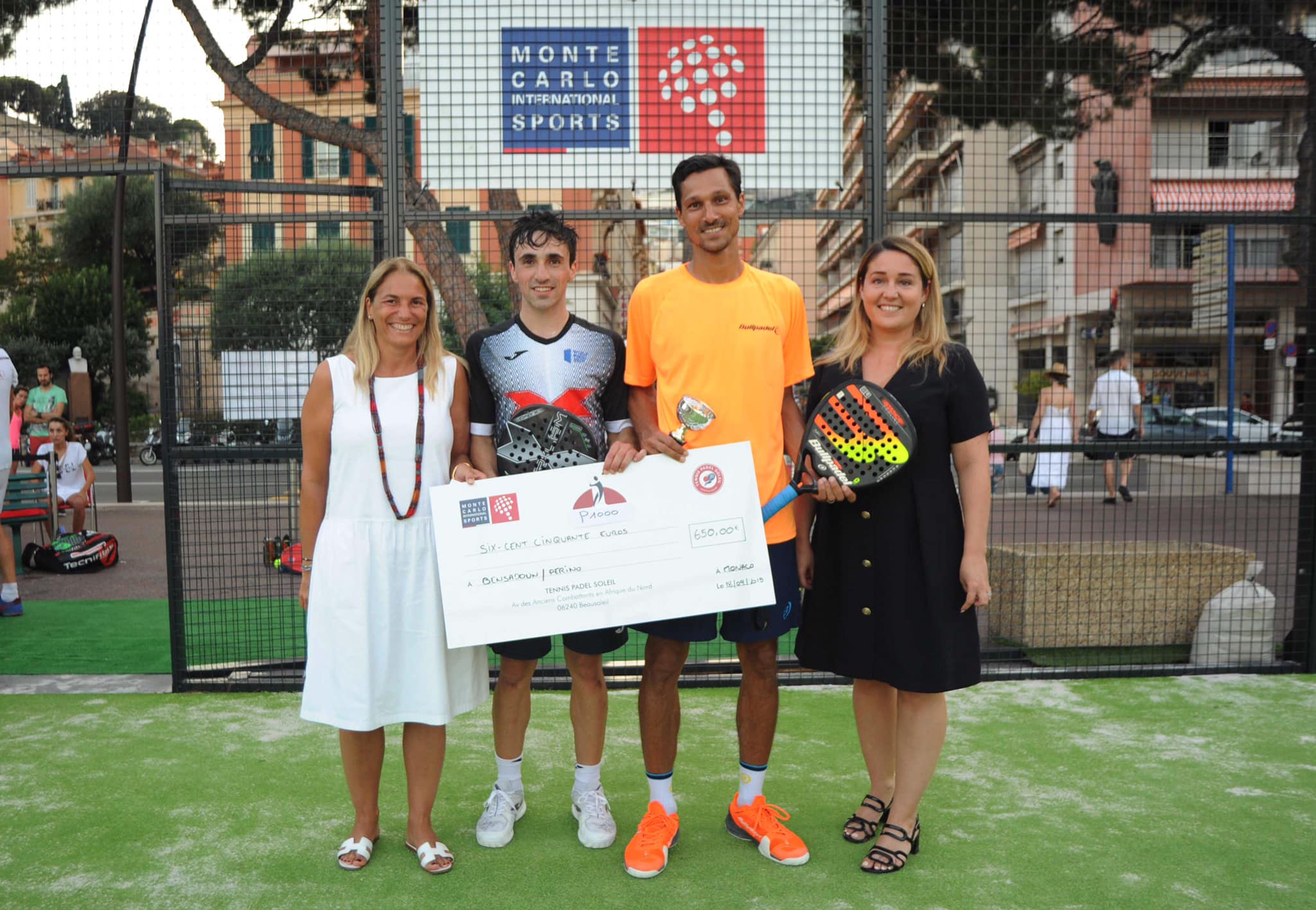 Vittoria di Bensadoun / Perino all'Open Tennis Padel Sole
