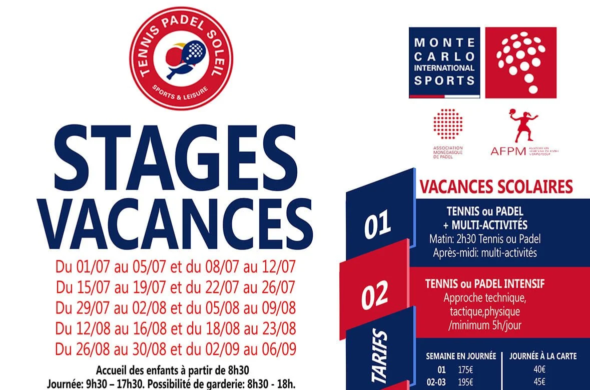 Stages Padel – Tennis Padel Soleil