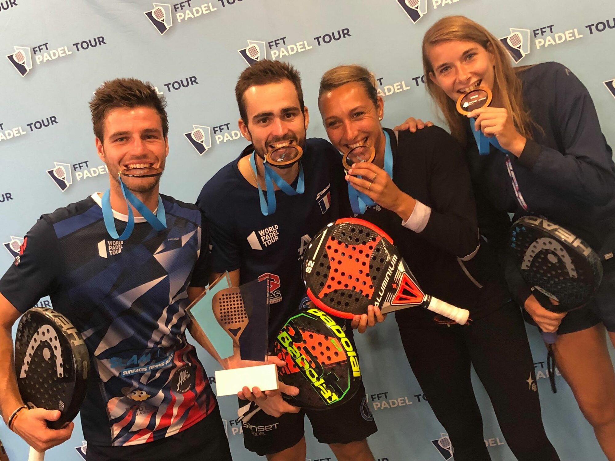 Collombon / Ginier and Bergeron / Blanqué struck again FFT Padel Tour