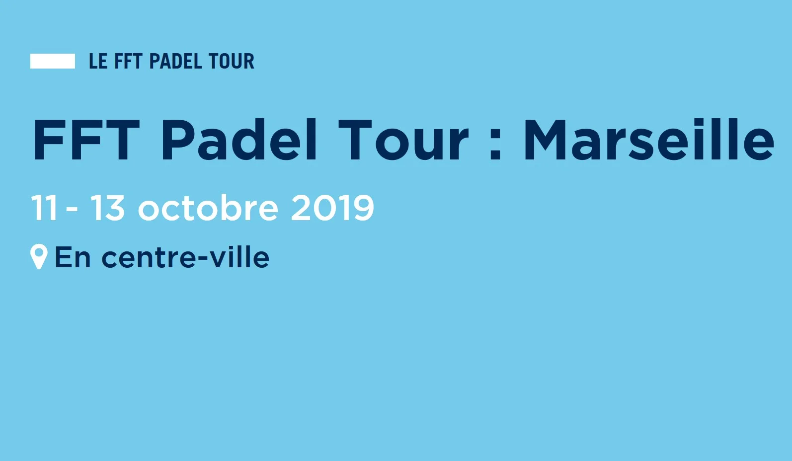 fft padel tour marseille | Padel Magazine