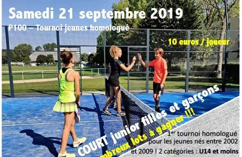 Tournoi jeunes padel à l’US Pecq Tennis / Padel