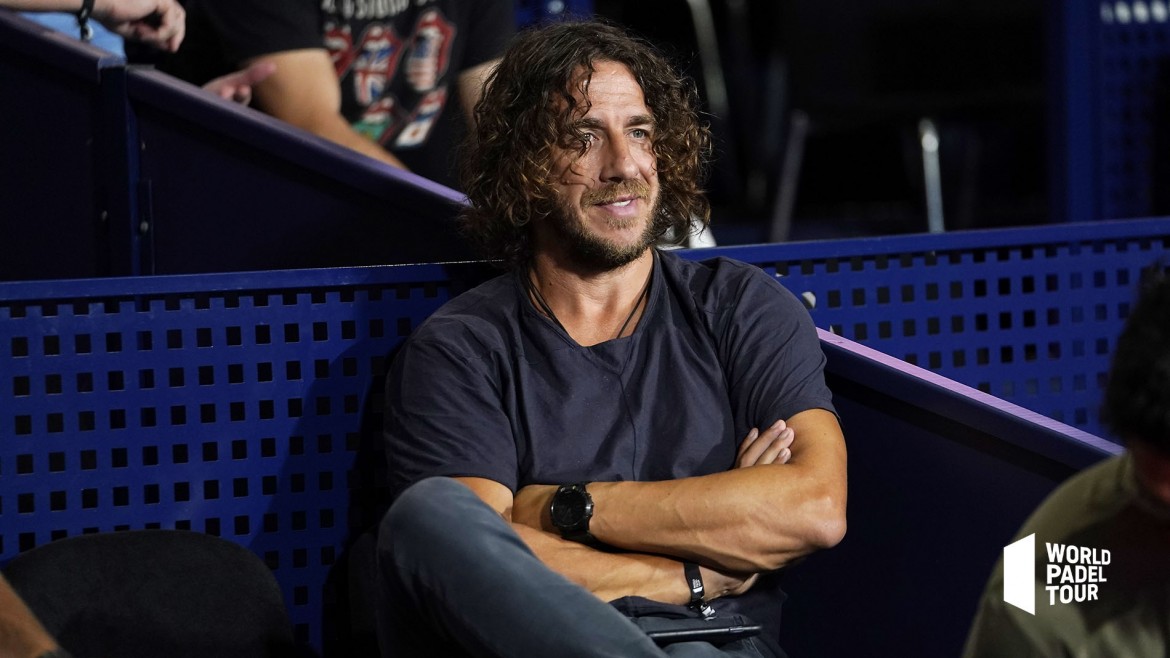 Puyol: Well recovered after his accident of padel !