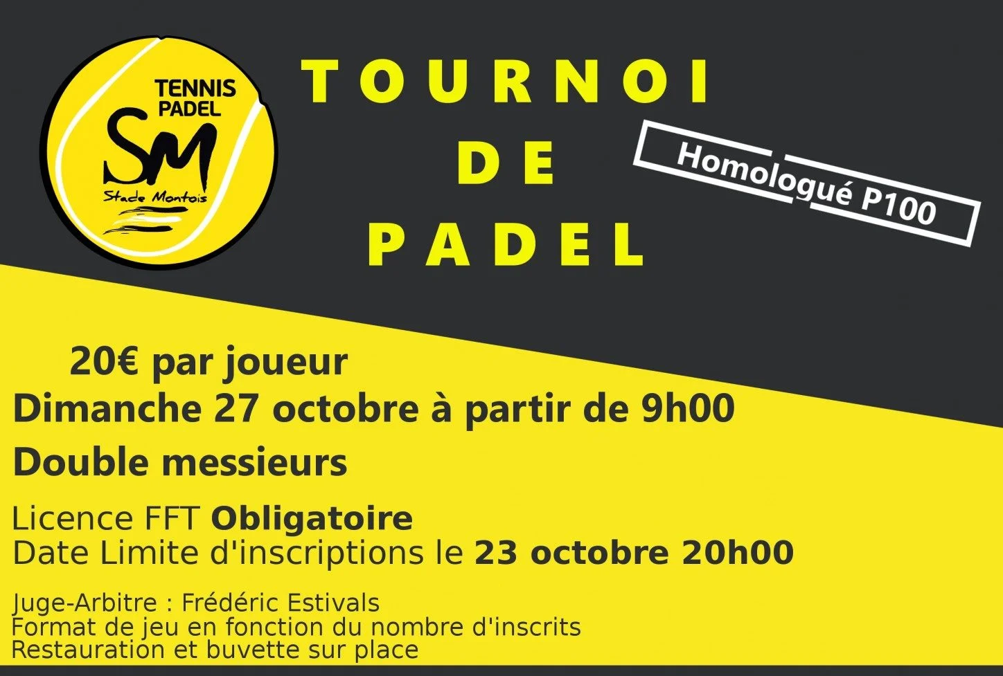 obert Padel Stade Montois - p100 homes - 27 d'octubre