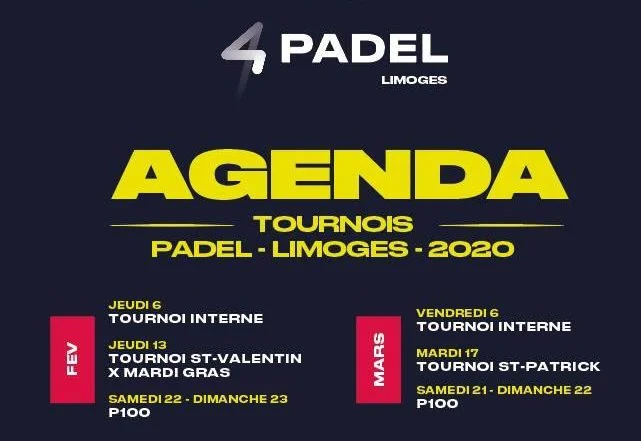 4PADEL Limoges : 3 terrains de padel !