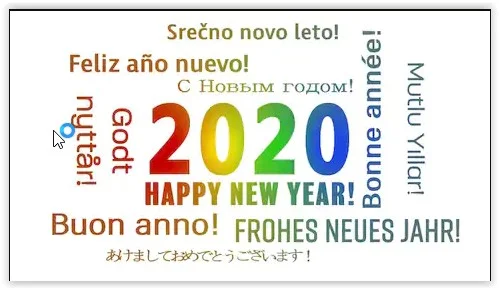 Bonne Année 2020