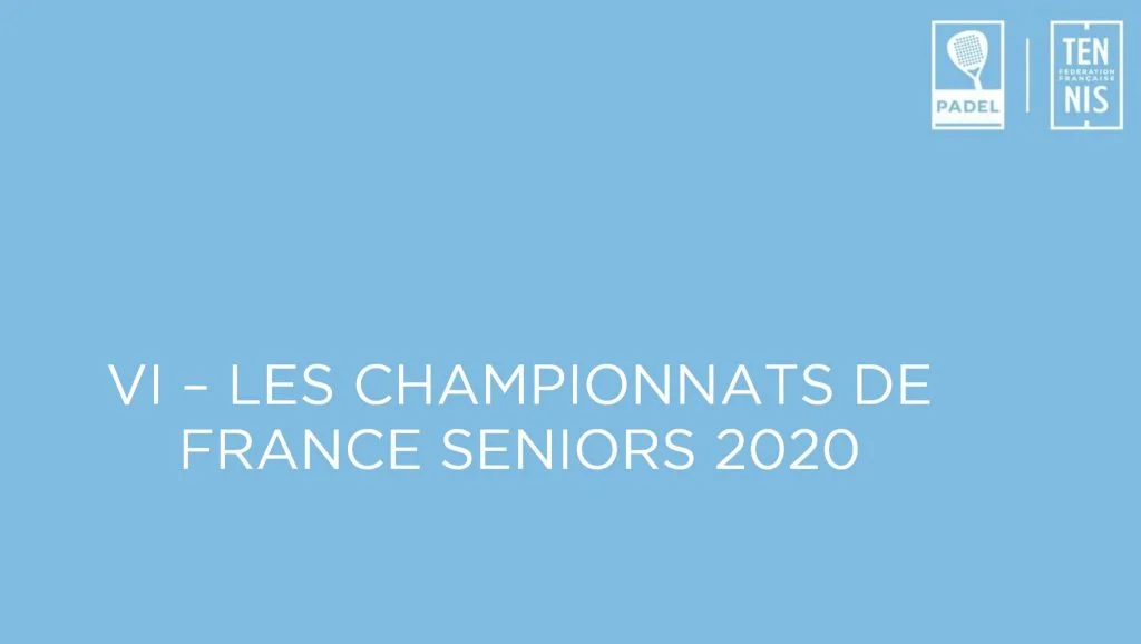 Championnats de France de padel 2020
