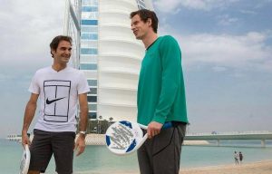 Federer Murray world padel tour