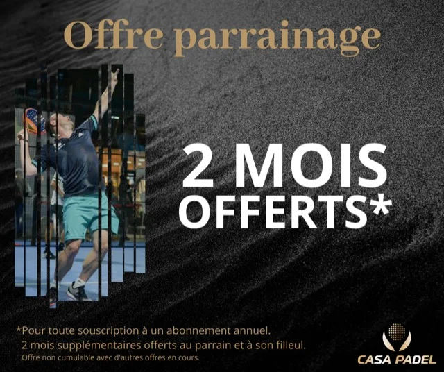 Casa Padel : Une offre à -20% !
