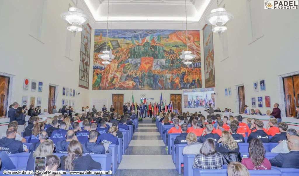 Le padel s’invite au Salone d’Onore del Coni