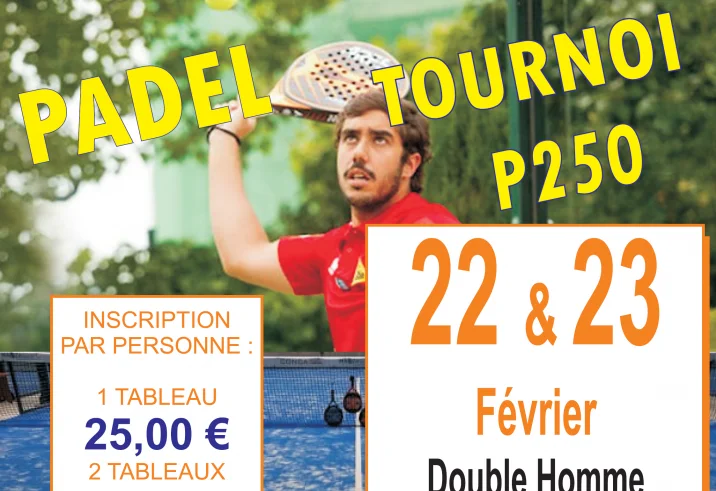 Racket Park Amboise – Tournois Messieurs / Dames / Mixtes !