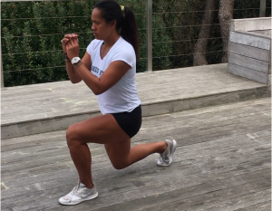 Léa Godallier physique confinement